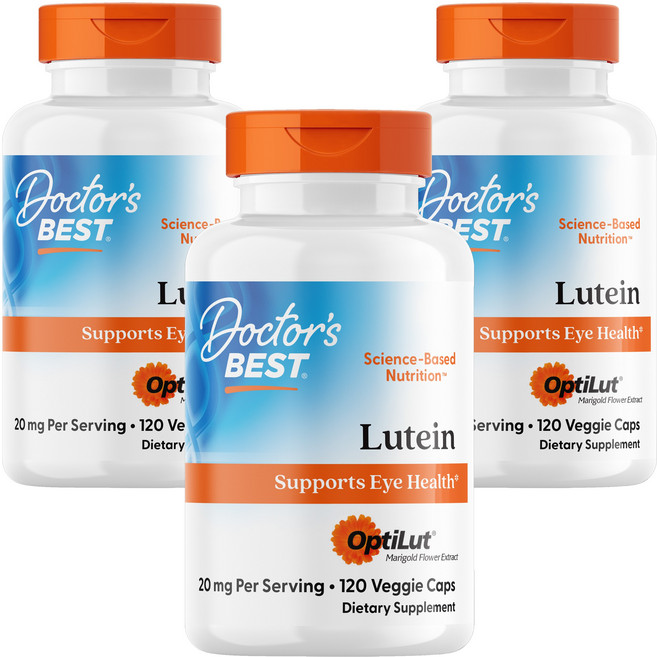 닥터스베스트 루테인 20mg 베지 캡, 120정, 3개