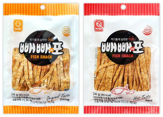 한진식품 빼빼포 2종/맛있는어포, 24g, 1개