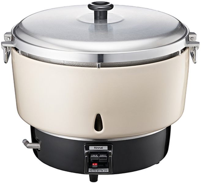 린나이 RR-55G (업소용 취반기) 50인용 밥솥, 가스통 사용 - LPG