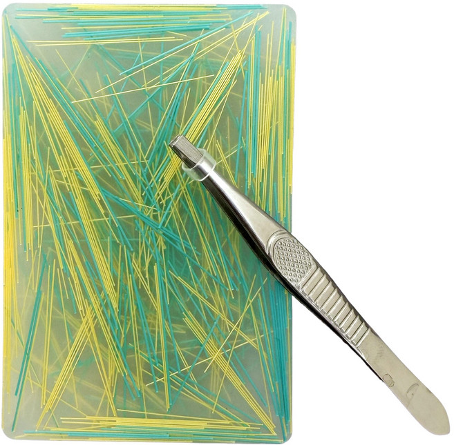 털뽑기 피젯토이 쓸데없는 장난감, 1개, 블루라인