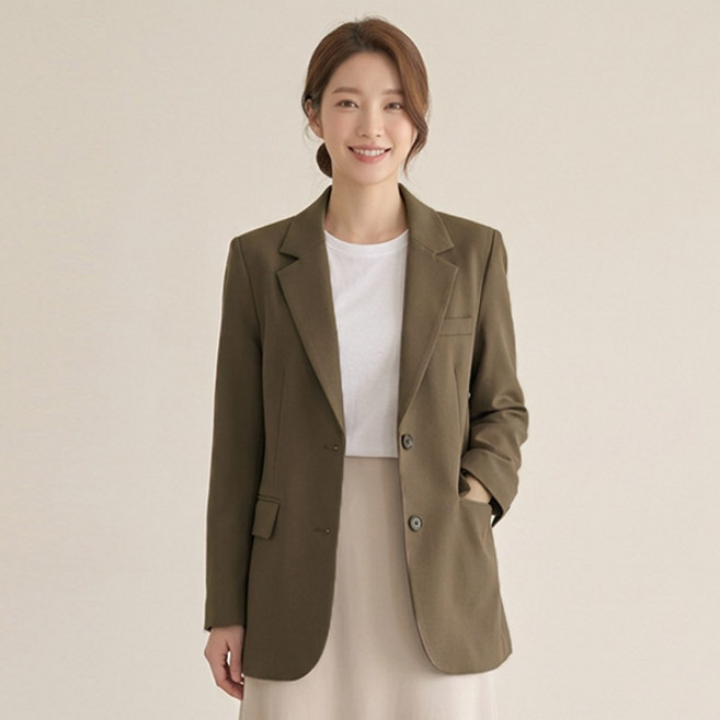 드마엘 메즐 베이직 오버핏 간절기 자켓(4color)+델로나