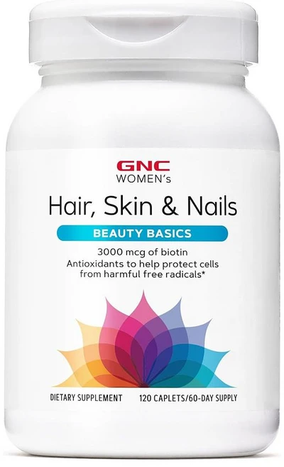 GNC Women's 헤어 스킨 네일 120정 4팩 뷰티 베이직 GNC Women's Hair Skin & Nails | Daily Multivitamin, 4개 - 쿠팡