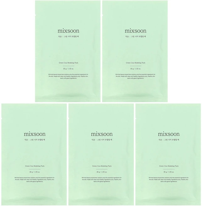 믹순 그린 시카 모델링 팩 5팩 각 30g MIX-91183 - 쿠팡