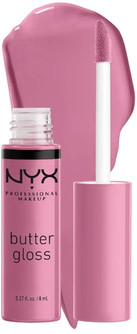 NYX 프로페셔널 메이크업 버터 글로스 끈적임 없는 립글로스, Eclair, 1개, 8ml - 쿠팡
