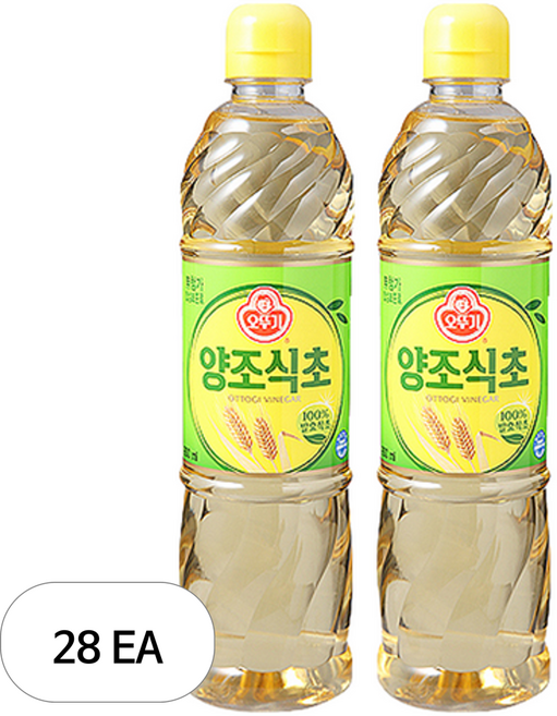 오뚜기 3배 양조 식초, 28개, 900ml