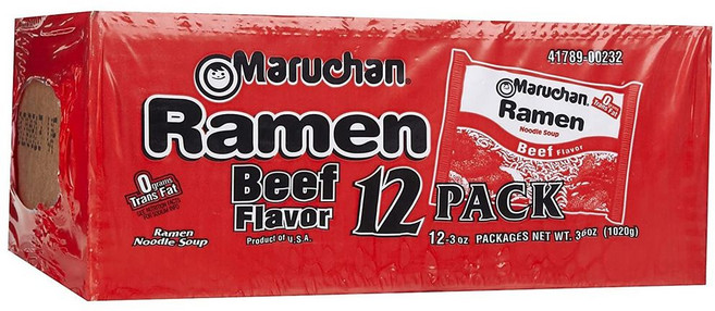 마루찬 라면 스프 쇠고기 맛 3온스 12ct, 마루찬라면스프쇠고기맛3온스12ct, 1.02kg