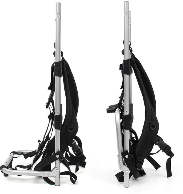 싸파 미라클X 천하장사 등짐지게 소형 접이식 알루미늄 낚시 캠핑지게, 랜덤, 1개