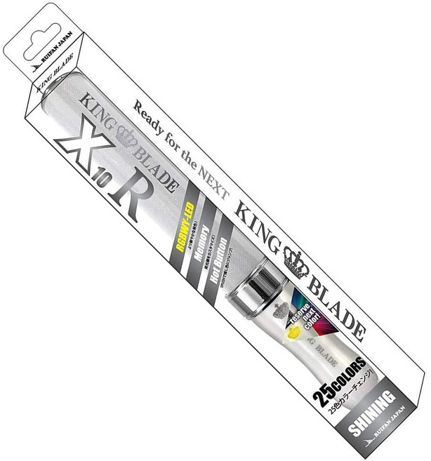 【竭力萊姆】日本原裝 王劍 KING BLADE X10R X10V R Shining 螢光棒 (2025最新版), 1個, X10V Shining 15光型+藍芽