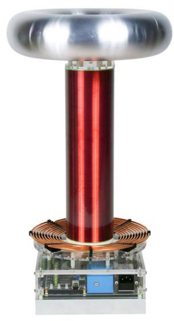 SSTC 음악 테슬라 코일 DIY 완제품 고주파 발생기 220V 200kHz 아크 길이 60cm, 1개