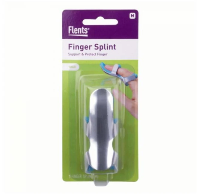 플렌츠 핑거 부목 양면 인스티 크고 부상당한 손가락을 지지하고 보호합니다, Toad Shaped Splint, Medium, 1개 - 쿠팡