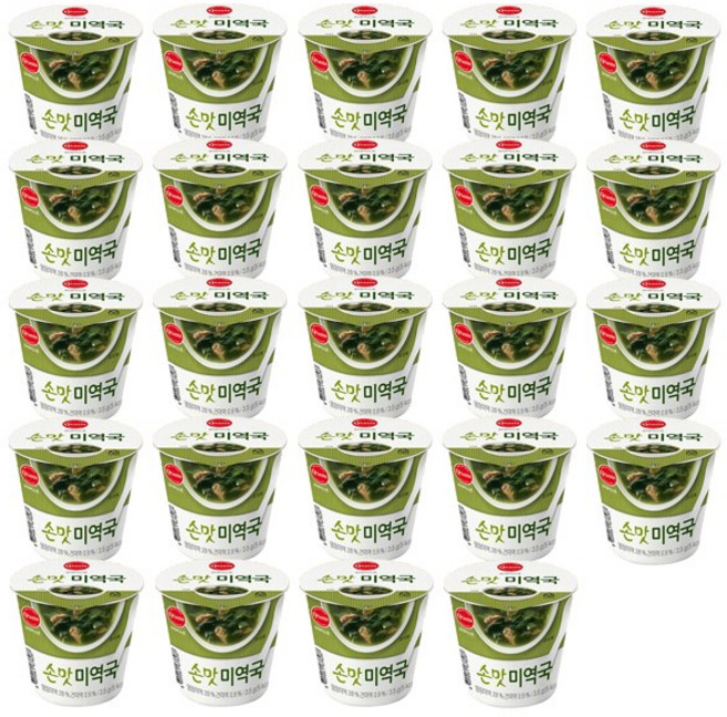 태경농산 손맛 미역국 3.5g x 24개 / 컵국 즉석 간편국