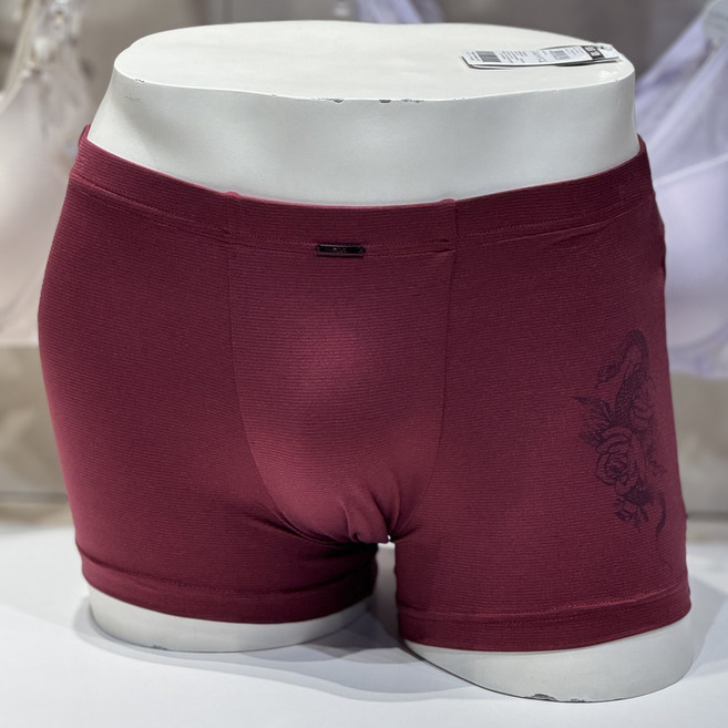 FILA 휠라언더웨어 [ NC터미널점] 남성 뉴이어뱀 아트웍 N/P스판 JQ 인밴드 드로즈 FI4DRH1619MBUR