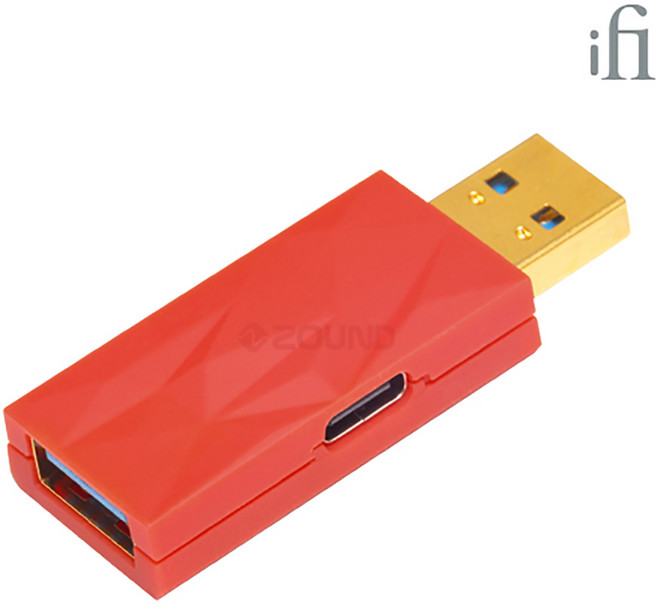 아이파이오디오 노이즈제거 필터 (국내정품) iFi Audio iDefender+, Type A to Type A