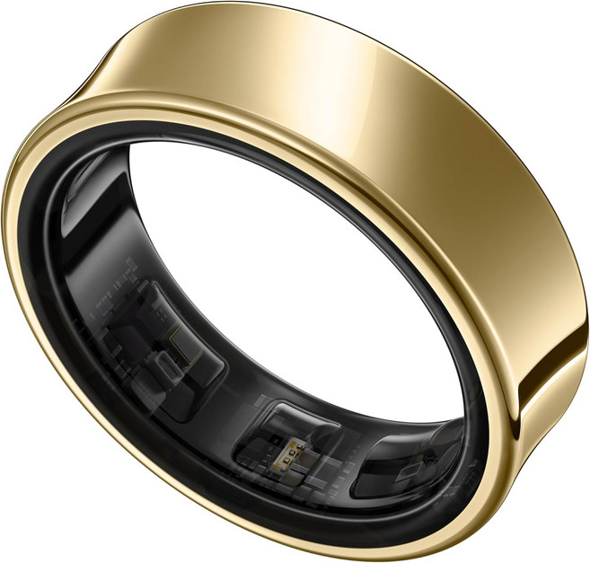 삼성 갤럭시 링 티타늄 골드 8호 AI 스마트 건강 관리 수면 트래커 웨어러블 기기, Ring Only, Gold, 7