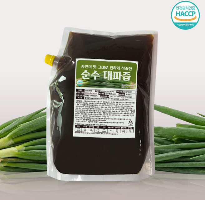 황지네이처 국내산 순수 대파즙 3kg 마시는 대용량 가정용 업소용 공장용 식당용, 1개, 3L