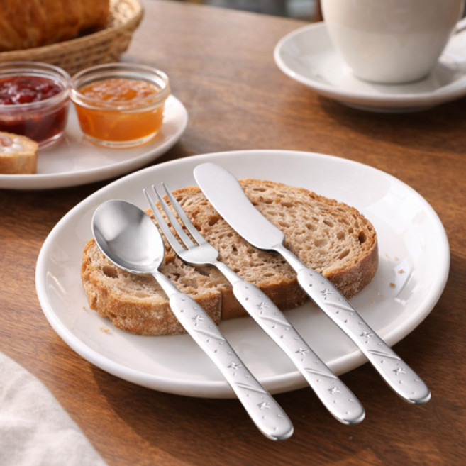 바게트 티포크 티스푼 잼나이프, 1개, 세트