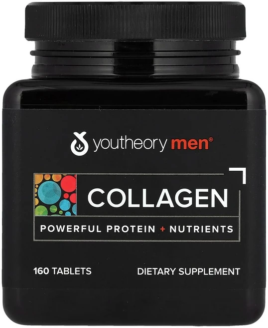 유씨어리 Youtheory 남성용 콜라겐 160정, 1개 - 쿠팡