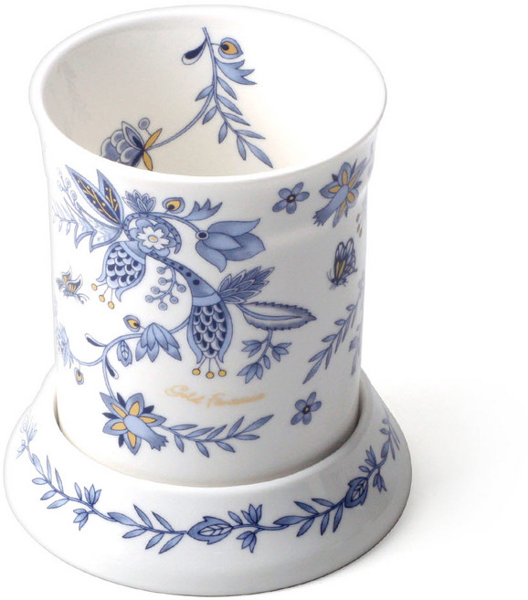 토탈하우스 Bogen 보겐 비쥬 티스푼통 도자기수저통 도자기티스푼통, 1개