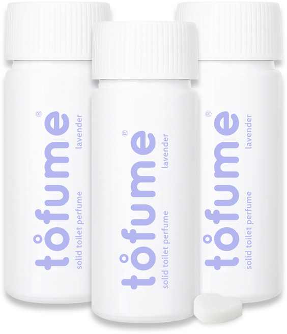 토퓸 토일렛 퍼퓸 화장실방향제, 24g, 3개, 라벤더