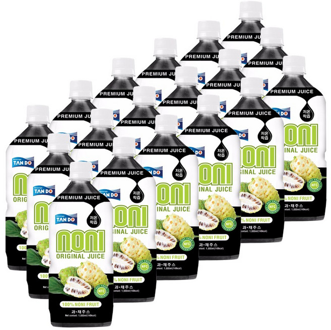RFC The 100% 노니 주스, 1L, 18개