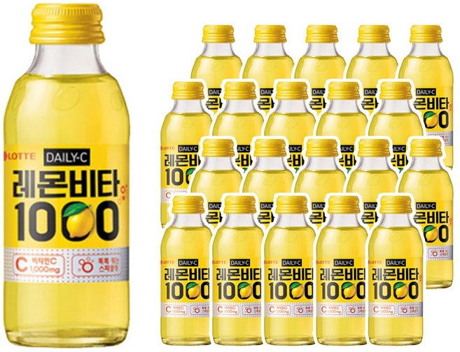 데일리C 레몬비타 1000+ 140ml, 20개