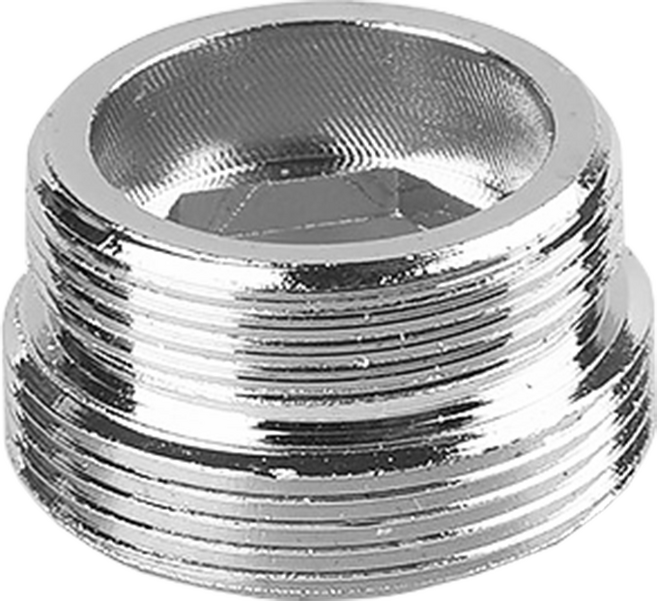 디피하우스 수도꼭지 수전 변환 어댑터 M22, 실버