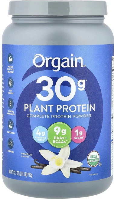 올게인 Sport 프로틴 파우더 바닐라 2.01 lb (912g), 912g, 1개, 912g - 쿠팡