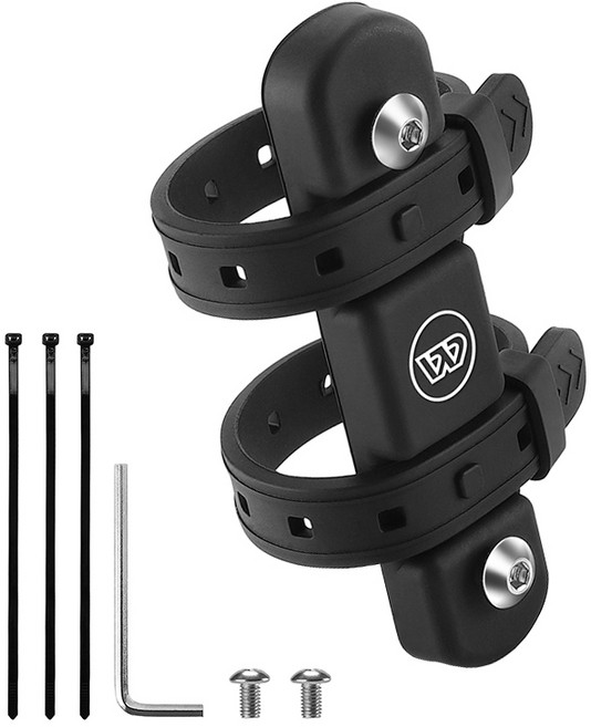 시그니처베이지 자전거 물통 거치대 케이지 실리콘 어댑터 논볼 YPZ369, 1개, 블랙