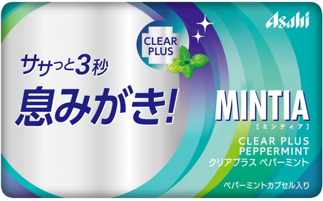 일본 아사히 민티아 클리어 플러스 페퍼민트 50입 10개, 7g