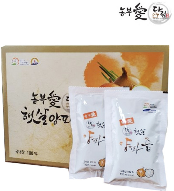 농부애 햇살담은 순수 양파즙 ~무안양파, 100ml