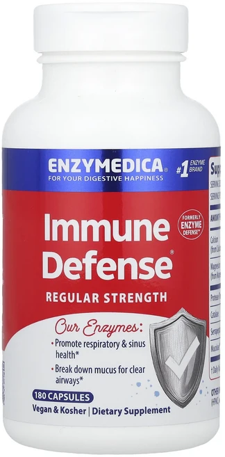 Enzymedica Immune Defense® 레귤러 스트렝스 캡슐 180정, Enzymedica Immune Defense® ..., 1개 - 쿠팡