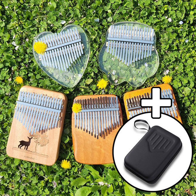 라우라 마호가니 플레이트 투명 아크릴 칼림바 추천 17음계 카림바 어쿠스틱 칼람바, 어쿠스틱 통해바라기(LAK02), 1개