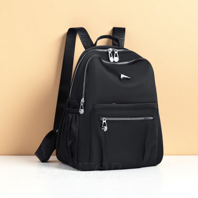 POMTOR 여성 백팩 방수 대용량 직장인 캐주얼 여행용 가방