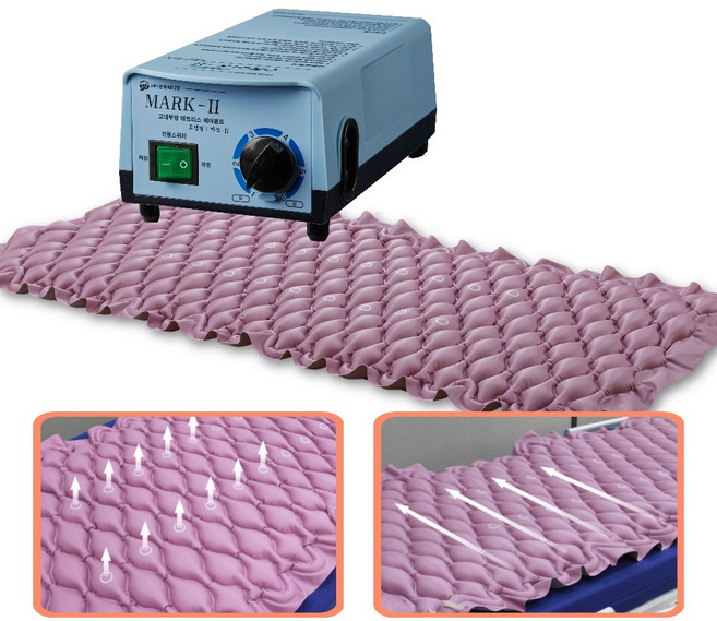 영원메디칼 욕창방지 교대부양 에어매트리스 욕창예방매트 공기분사, (86x200x7cm) x 1개, 1개