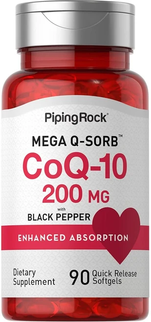 파이핑락 코큐10 200mg 소프트젤, 90정, 1개 - 쿠팡