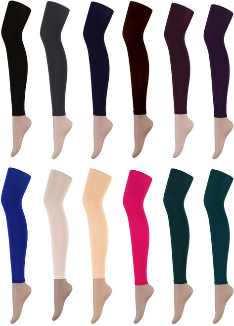 애니레그 국산 150D 여성 컬러 색깔 여자 타이즈 9부 무발스타킹