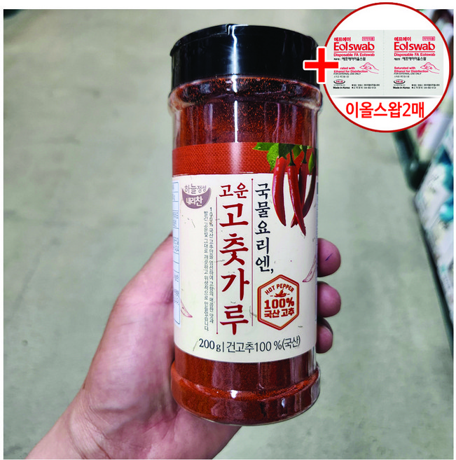 100% 국산고추 국물요리엔 고운 고춧가루 + FA이올스압, 1개, 200g