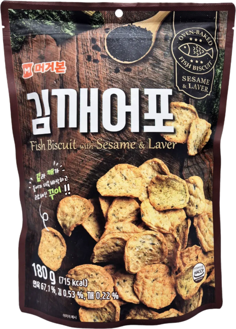 머거본 김깨어포 180g 꾸이 맥주안주, 1개