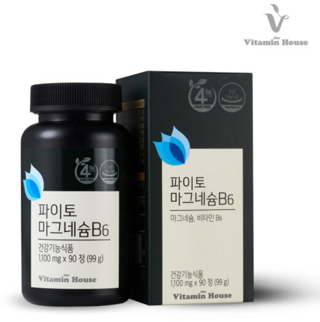 비타민하우스 파이토 마그네슘 B6, 99g, 1개