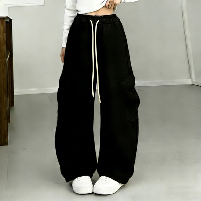 투나이언 봄신상 주니어 여아 트레이닝 와이드 카고 팬츠 초등 중학생 바지