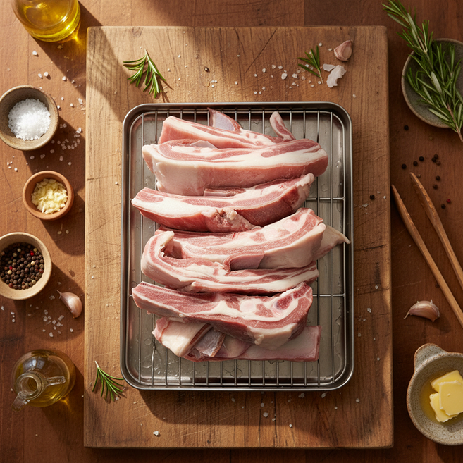 캠핑미트 양고기 수육 양배갈비 1kg 양고기 수육용, 1개