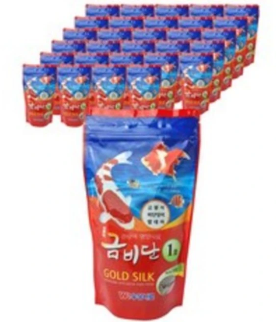 금비단 골드실크 금붕어 잉어 사료 작은 입자 1호, 50개, 120g - 쿠팡