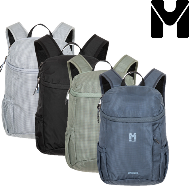 밀레 [MILLET] 남여공용 요즘 핫한 10L 배낭으로 아주 가볍고 간편하면서 실용적인 소형 배낭 가방, 라이트카키(41)