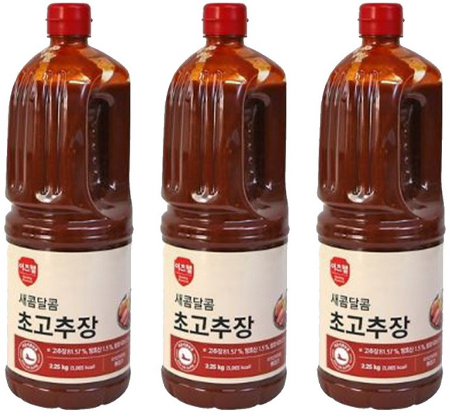 이츠웰 초고추장NEW, 3개, 2.25kg