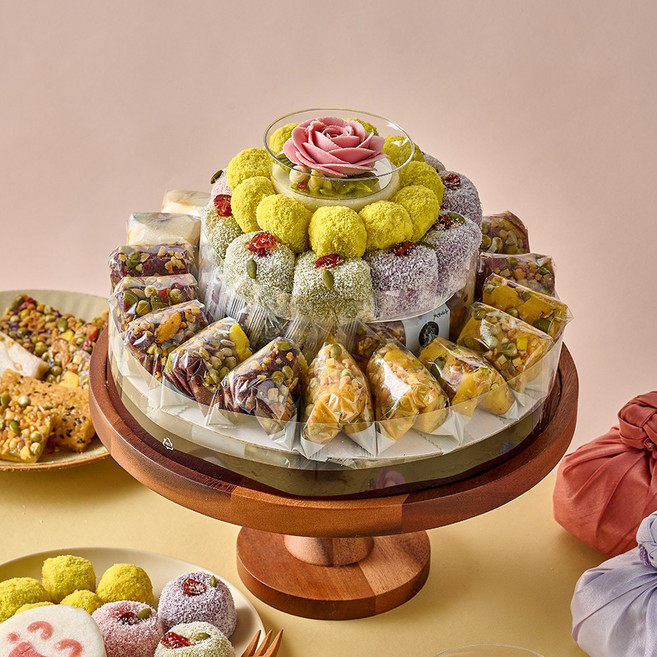 [떡보의하루 본사] 떡케이크 행복담 2단1호 전국150여개 매장 직접배달, 2.89kg, 1개