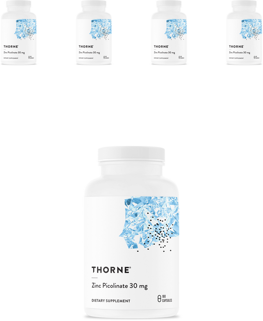 쏜리서치 아연 피콜리네이트 30mg 캡슐, 180정, 5개