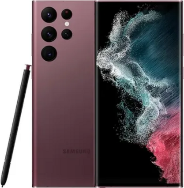 S22 울트라 99% 새상품 공기계 2년 무상 A/S 통신3사 사용가능 - REMIND, 512GB, 버건디