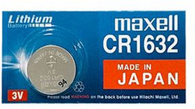 맥셀 수은전지 CR1632 1입 3V 125mAh, 1개, 1개입