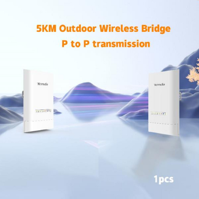 와이파이라우터 Tenda 야외 CPE 무선 5G 와이파이 리피터 익스텐더 라우터 AP 액세스 포인트 브리지 p to p OS3 5km 5GHz 867Mbps, 02 With US plug, 02 With US plug, 1개