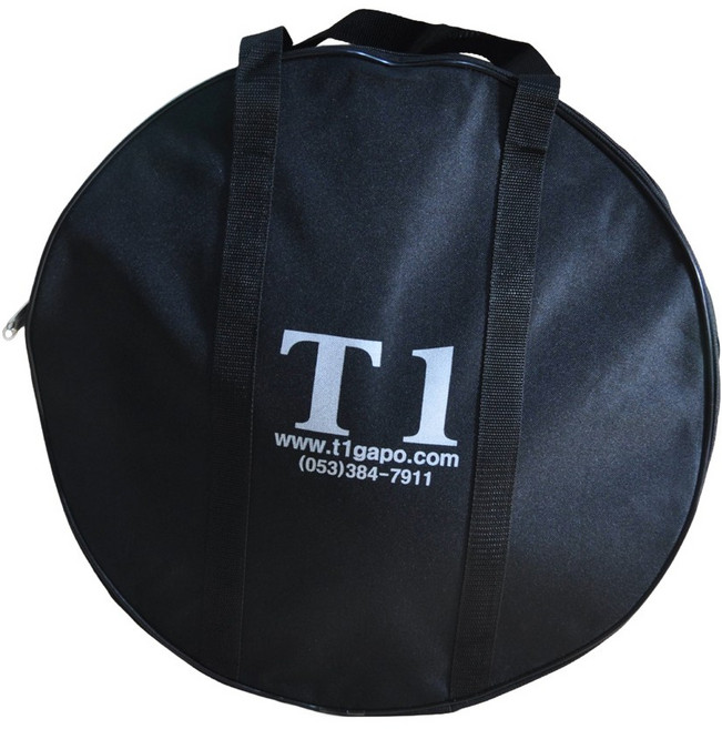 티원 연탄화덕가방 1구1탄 수납 백 캠핑 그릴 케이스 전선 가방, 1개, 1단, 블랙